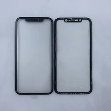 2в1 сенсорный экран внешняя стеклянная крышка с рамкой Рамка для iPhone11 lcd передняя стеклянная внешняя панель Замена