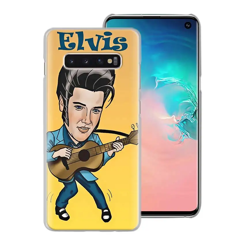 Чехлы для телефонов Elvis Presleys для samsung Galaxy S10e S10 Note 10 Plus S8 S9 Plus 9 8 S6 S7 Edge жесткий чехол