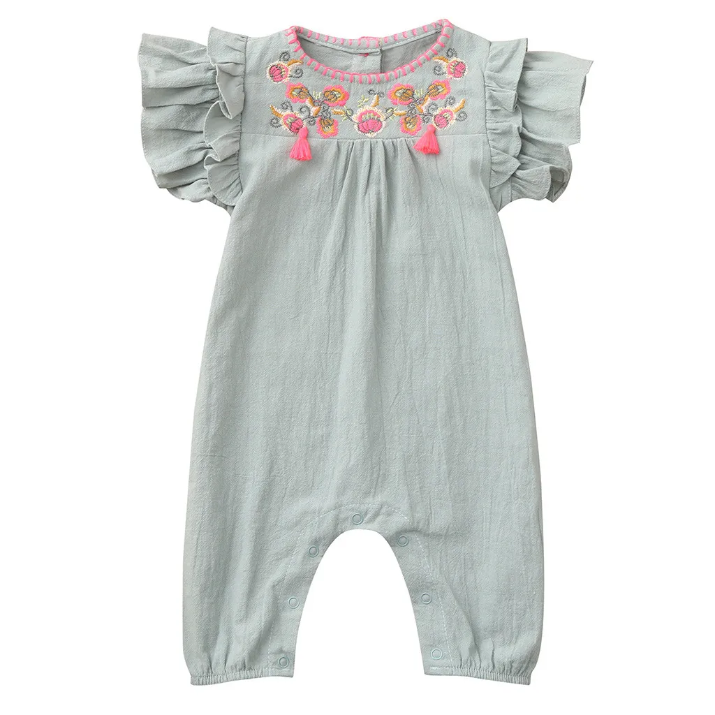 baby girl clothes baby romper baby girl romper winter pudcoco halloween costume jumpsuit Santa Christmas Short Sleeve Print Z4