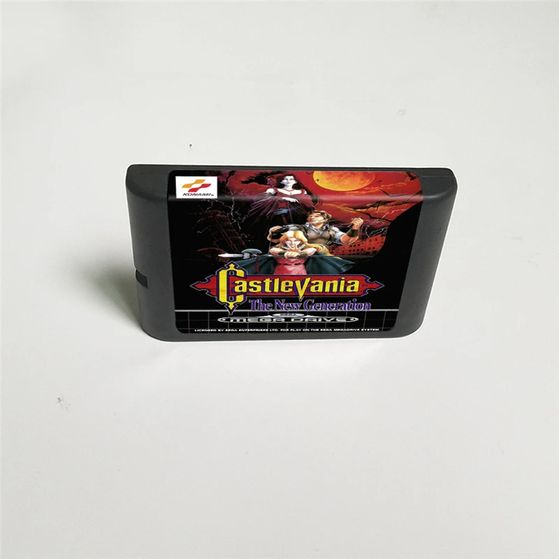 Castlevania нового поколения 16 бит MD карточная игра для Sega Megadrive игровой консоли