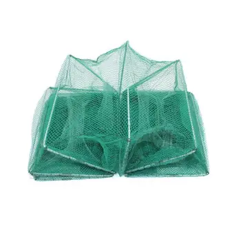 

New Shrimp Cage Fishing Net Catcher Staircase Foldable Portable For Crab Crayfish Lobster Foldable