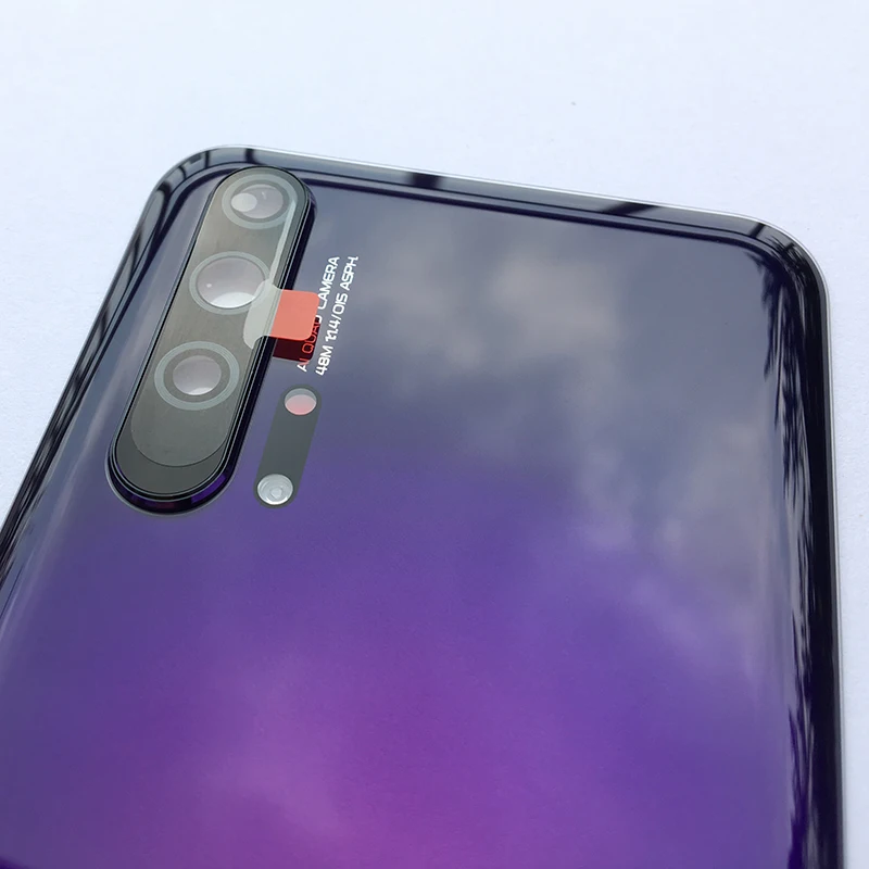 BINYEAE Стекло Батарея Крышка для huawei Honor 20 Pro сзади Корпус задний Чехол с Камера объектив