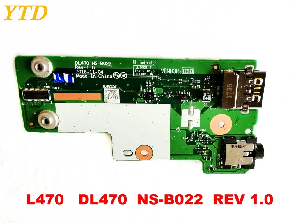 Для lenovo L470 USB плата L470 DL470 NS-B022 REV 1,0 протестирована хорошая