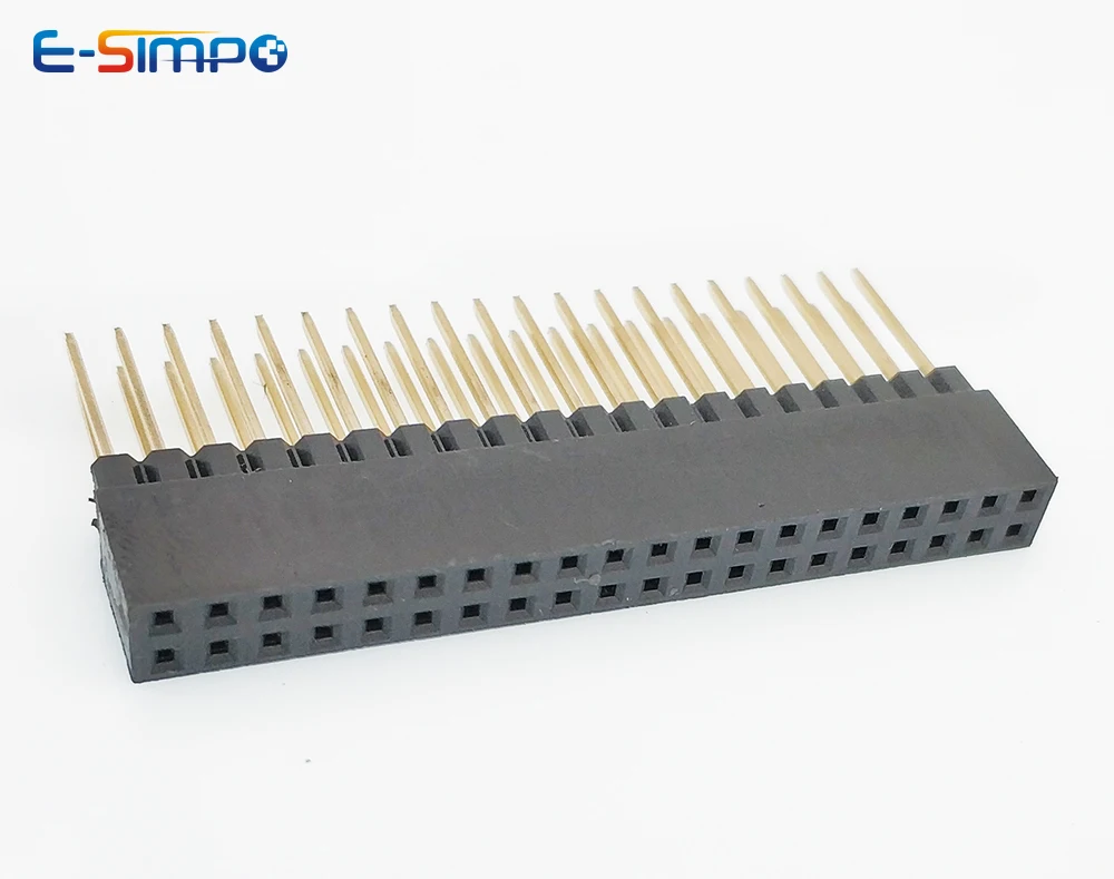 10 шт. 2 54 мм PC104 промышленный длинный квадратный штырь 2X16P 2X20P 2X25P 2X32P 2X40P PH8.5 + 5