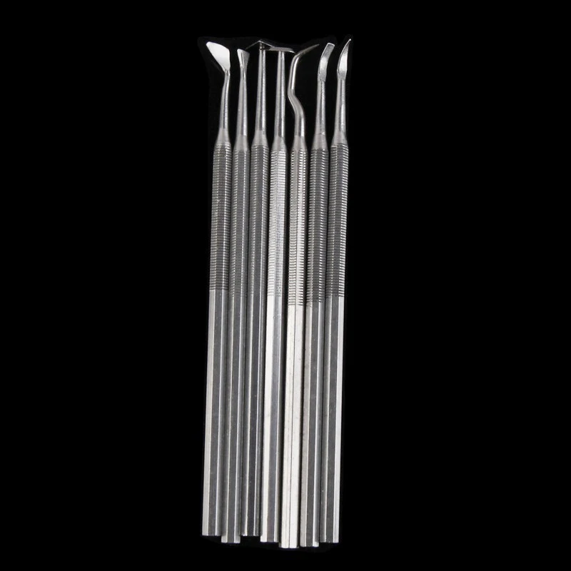 

7 Pcs New Stainless Steel Pottery Clay Sculpture DIY Tool Rod with Sharp Edge SLC88