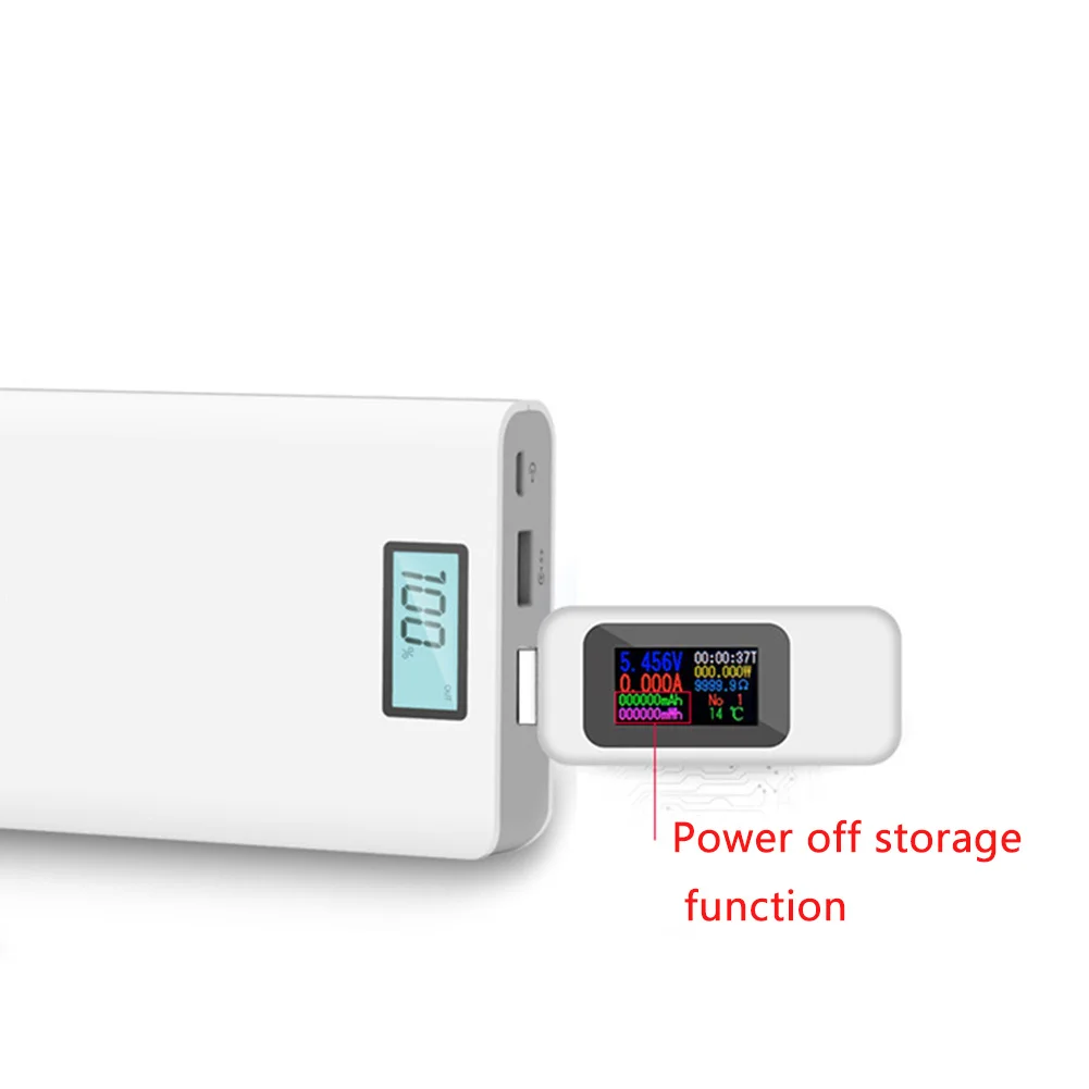 Многофункциональный usb-тестер в реальном времени портативный измеритель мощности цветной экран Напряжение Ток Интеллектуальный ЖК-дисплей Быстрая точность цифровой