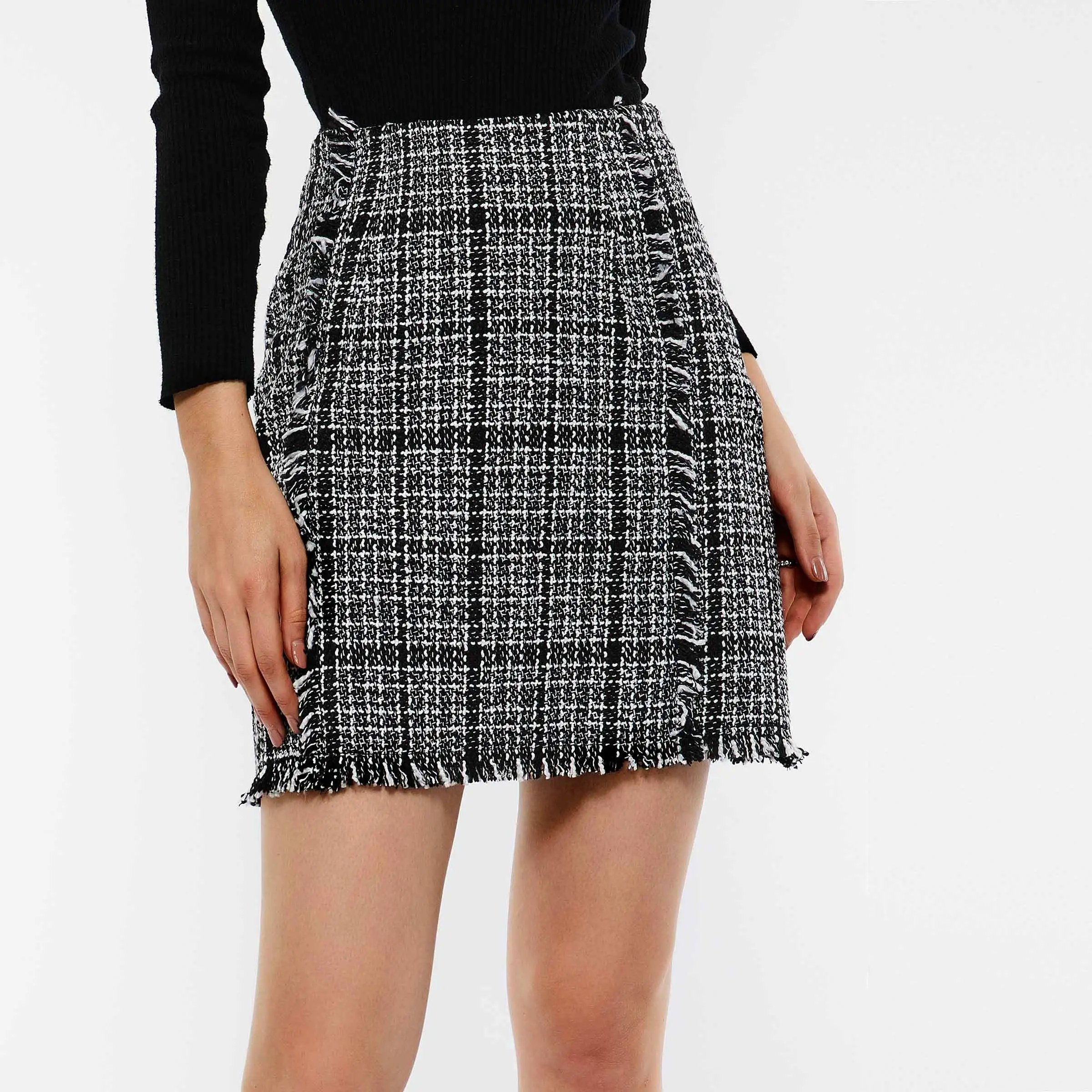 

Women Plaid Mini Skirt Sexy Casual Elegant Office Ladies Bodycon Vintage Short High Waist Skirts Fashion Female Black Gothic