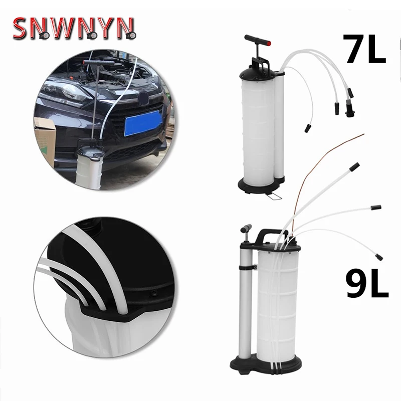 7L9L Suction Oil Pump Manual Change Fuild Gasoline Extractor Vacuum Car Waste Fuel Water Extraction | Автомобили и мотоциклы