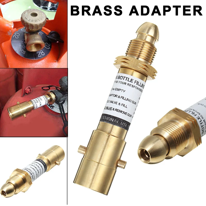 Мини-бутылка заправка оборудования газовые плиты переходник для пропана для пикника кемпинга открытый NR - Цвет: as shon