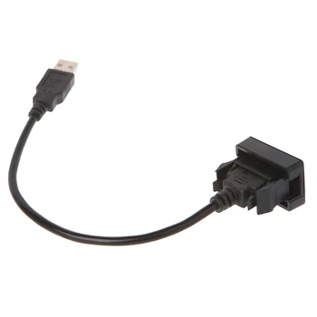 

AUX USB Port Cable 12-24V Cord Wire USB Charging Adapter for Toyota Vios/Corolla
