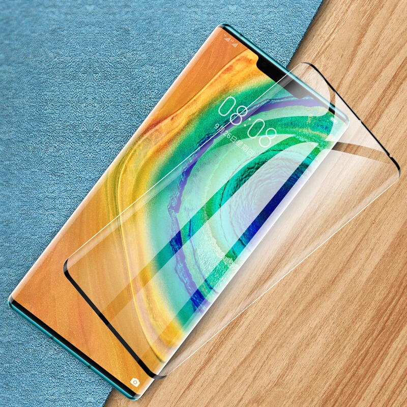 3D изогнутая Защитная пленка для экрана из закаленного стекла для huawei mate 30 Pro Взрывозащищенная защитная стеклянная пленка для huawei mate 30 Pro