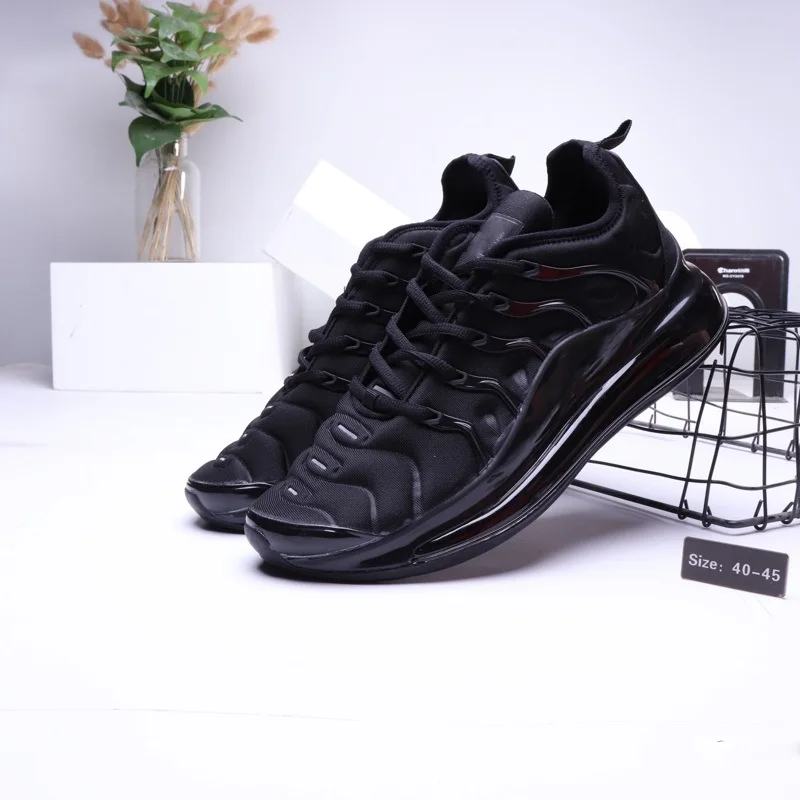 Chaussures; большие размеры Плюс Tn спортивные кроссовки для бега мужские Air Tn баскетбольные кроссовки Реквин ОГ ультра черный, белый цвет Дизайнерские кроссовки для использования на открытых кортах; обувь - Цвет: Picture 3