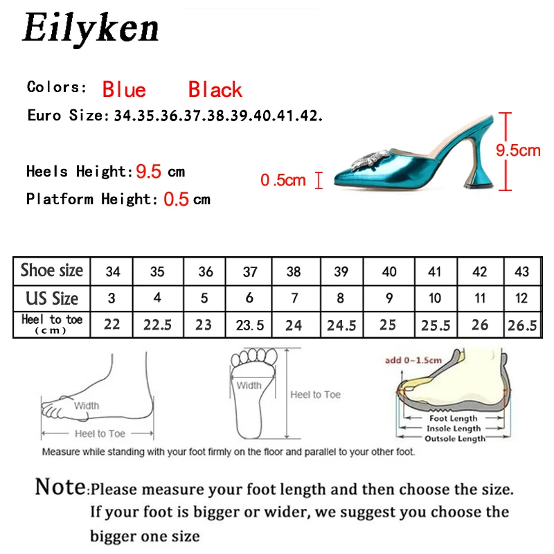 Eilyken/пикантные босоножки на высоком каблуке; высококачественные женские туфли-лодочки в римском стиле с ремешком на пятке и пряжкой, украшенные кристаллами; большие размеры 35-42