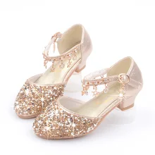 Cheap Beautiful New Girls Children's Kids Princess Sandals Leather Shoes with Diamonds Girls Wedding Shoes High Heels stage show shoes Cheap Beautiful New Girls Children's Kids Princess Sandals Leather Shoes with Diamonds Girls Wedding Shoes High Heels stage show shoes