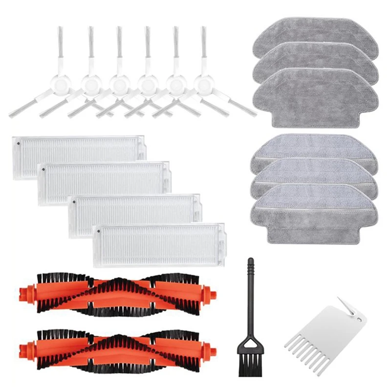 For Xiaomi Mijia Mi Robot Mop Pro STYTJ02YM Robotic Vacuum Cleaner Brush Filter For Xiaomi Mijia Mi Robot Mop Pro STYTJ02YM Robotic Vacuum Cleaner Brush Filter