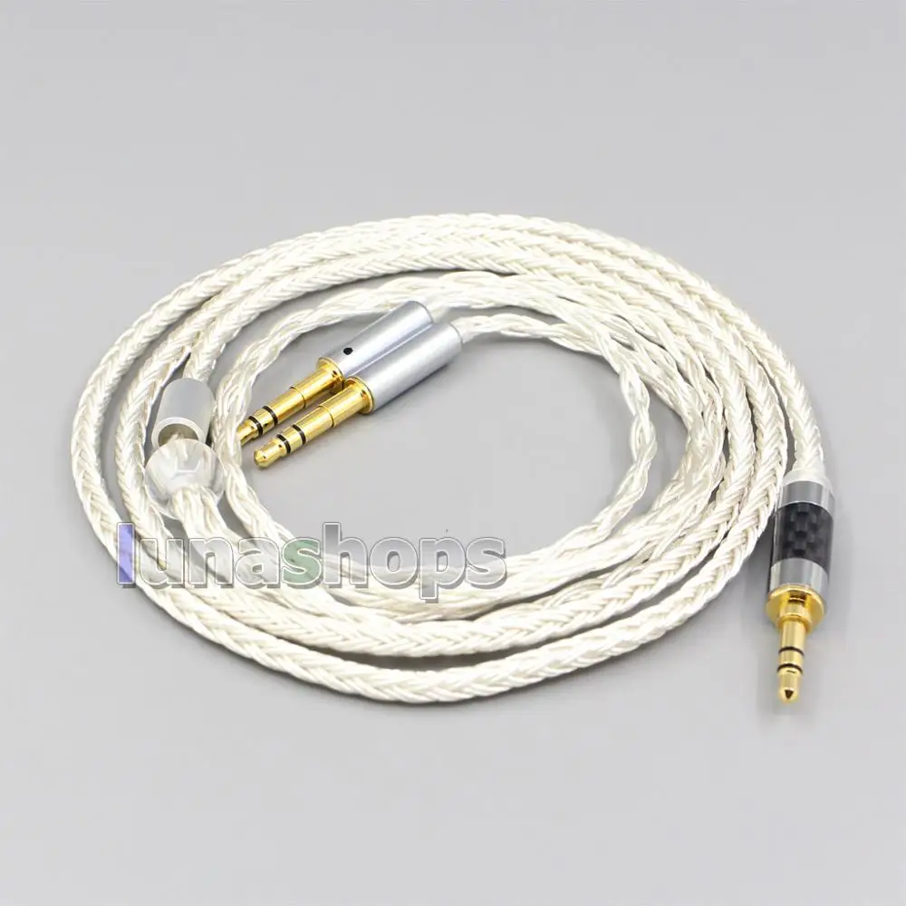 LN007048 16 Core OCC Silver Plated Headphone Cable For ONKYO SN 1 JVC HA SW01 HA SW02 McIntosh Labs MHP1000