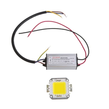 

High Power 50W LED SMD Chip Bulb with Waterproof Driver Supply DC 20-24V