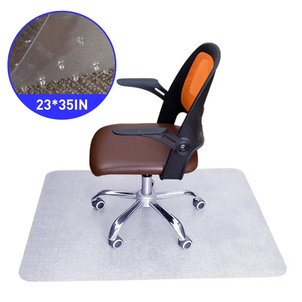 60x90cm Office Chair Mat Carpets Transparent Thick And Sturdy Floor Mats For Low Medium Pile With Studs Rectangle | Мебель