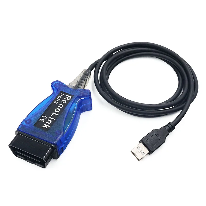 Недавно Renolink OBD2 V1.52 для Renault ECU Программатор диагностический кабель usb автоматический ключ программист для Dacia Key Programmin
