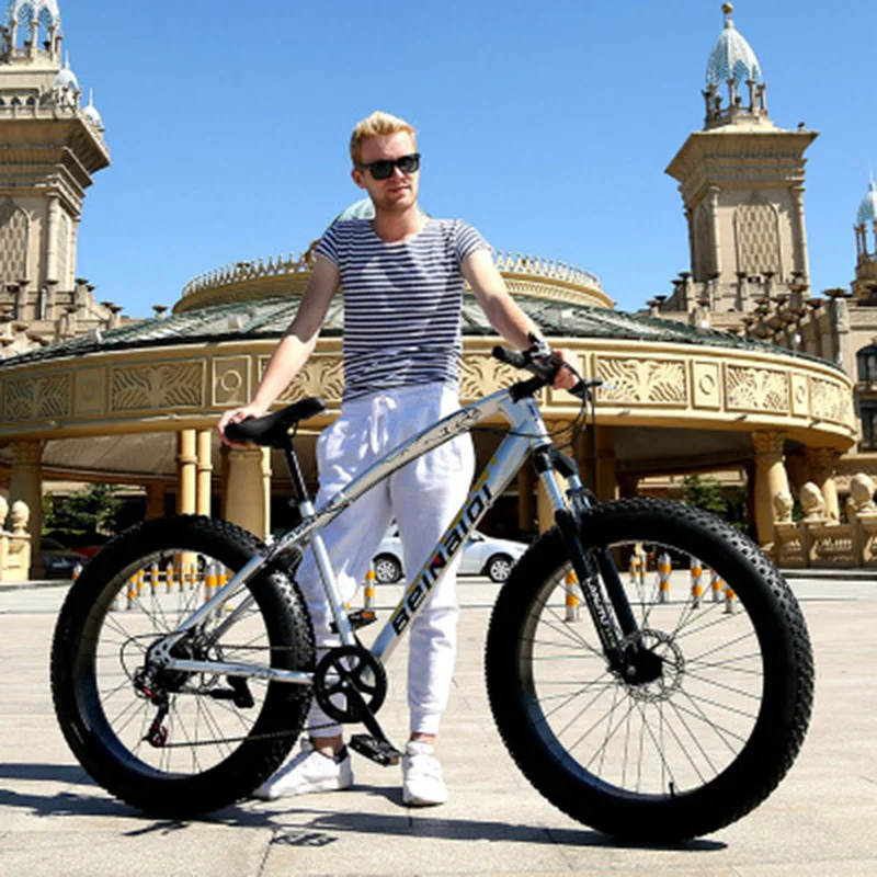 24-inch Snowmobile 4.0 Widened Big Tyre Variable Speed Fat Tyre Buffer Mountain Bike Beach Car 24-inch Snowmobile 4.0 Widened Big Tyre Variable Speed Fat Tyre Buffer Mountain Bike Beach Car