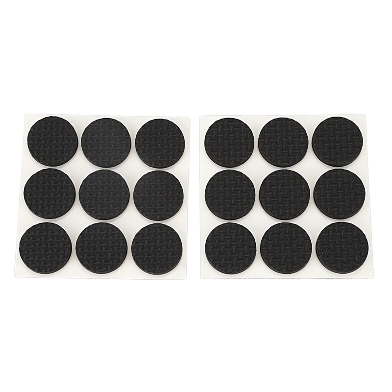 

Promotion! 18 Pcs Self Adhesive Black Foam Table Chair Leg Pad Protector