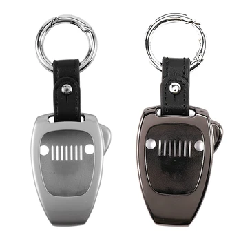 

Key Chain Ring Shell Cover Case Frame for Jeep Wrangler JK 2008-2017 for Jeep Compass 2008-2015 Patriot 2011-2015
