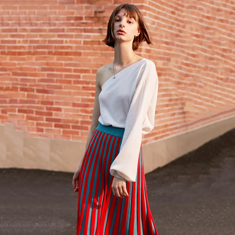 Summer 2020 thin women's T-shirt Miyak fold