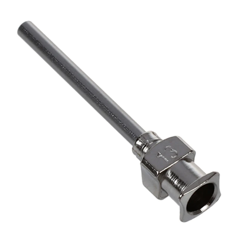 Нержавеющая сталь Luer Lock промышленные жидкости дозирования иглы наконечник, 13 калибр, 1,81 мм ID x 2,26 мм OD, " Длина(упаковка из 6