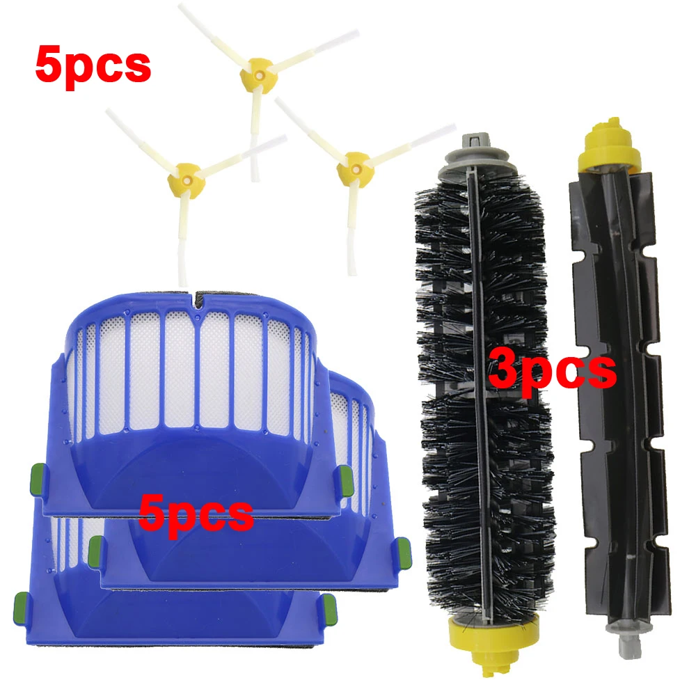 13pcs 1 шт. 3 Вооруженные боковая щетка для iRobot Roomba 600 серии 610 620 630 650 660 Робот Запчасти для пылесоса аксессуары - Цвет: 13pcs