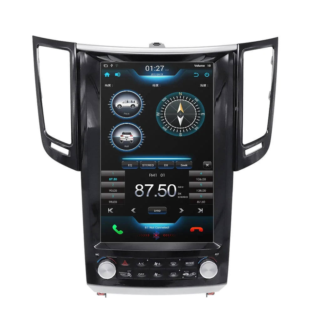 Android 8,1 Tesla стиль gps навигация для Infiniti FX FX25 FX35 FX37 2007+ Авто Радио стерео вертикальный экран мультимедийный плеер