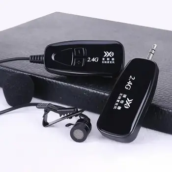 

2.4G Wireless Microphone Automatch Condenser Headset with Metal Collar Clip Mic 2020