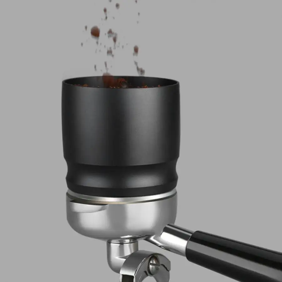 Новая коробка для сброса кофе из алюминиевого сплава дозирующие кольца пресс 58 мм аксессуары для кофе инструменты для кофе эспрессо латте искусство ручка тампер