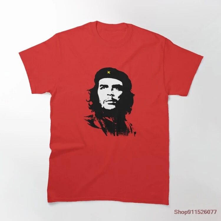 Che Guevara Мужская футболка новинка с коротким рукавом и круглым вырезом 100% хлопок
