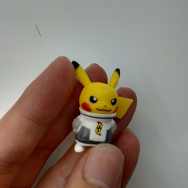 Новый стиль 7 шт./компл. 3-3,5 см мини мультфильм Пикачу фигурка Pokemoned фигурки рисунки из мультфильма ПВХ Фигурки игрушки для детей