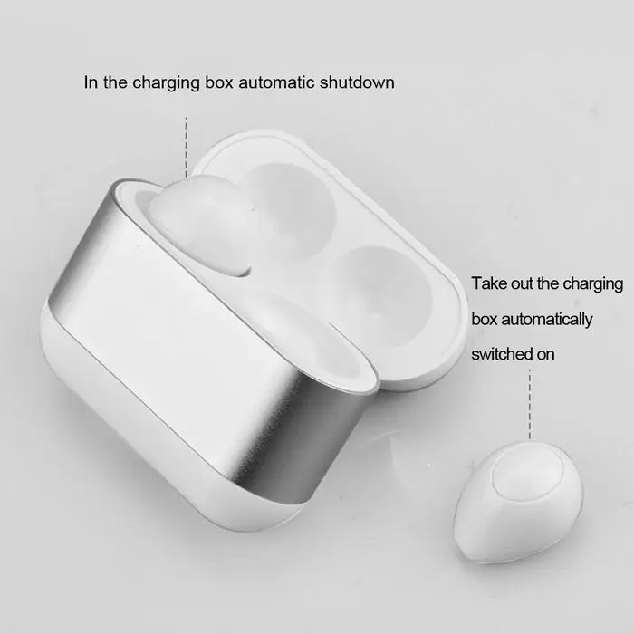 Мини TWS портативные беспроводные наушники Bluetooth 5,0 шумоподавление Беспроводные наушники с зарядным устройством Спортивная bluetooth-гарнитура