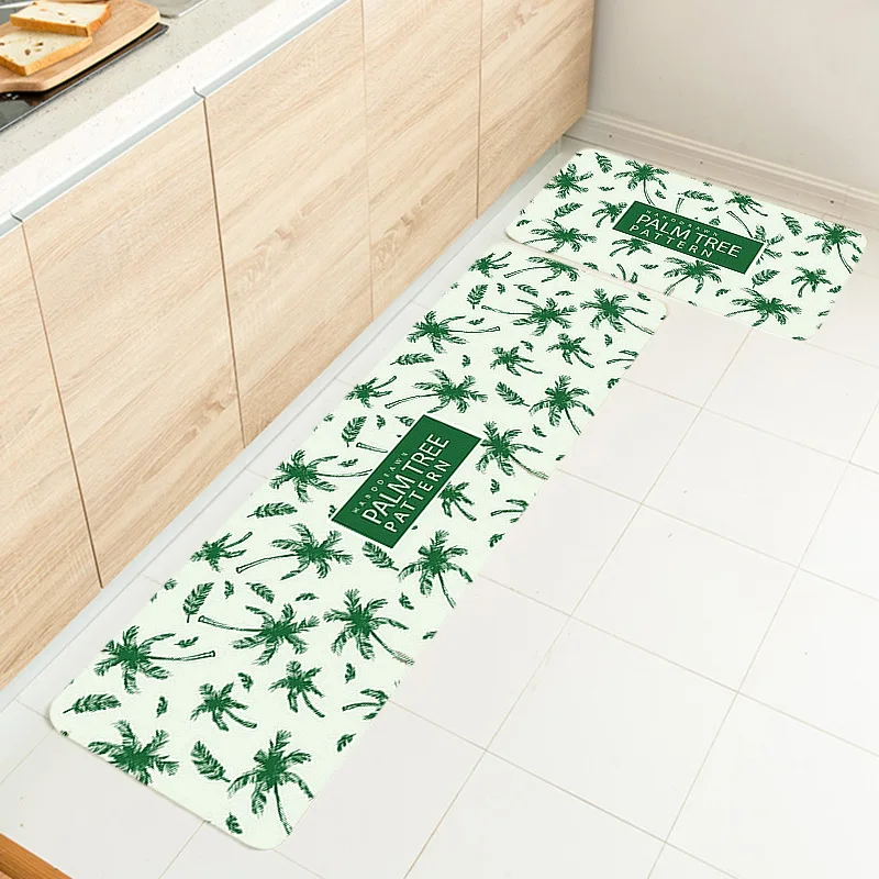 Кухонный коврик из ПВХ напольный коврик, кожаный жиронепроницаемый, водонепроницаемый кухонный коврик, длинный дверной коврик, напольные ковры, коврики для спальни, татами - Цвет: 10