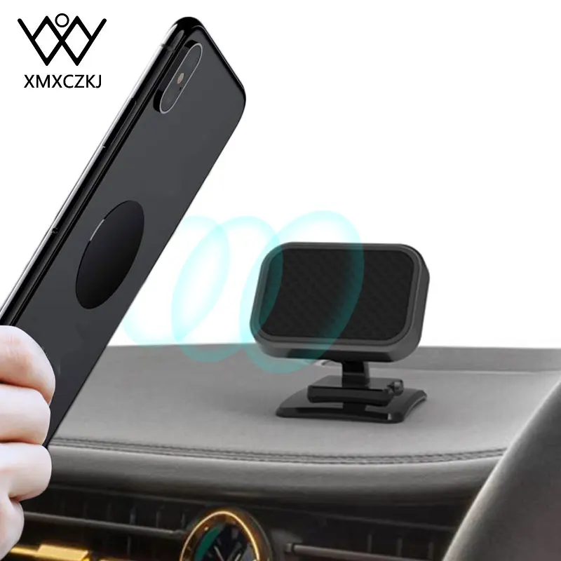 

Magnetic Car Phone Holder For iPhone 11 Pro Magnet Mount Rectangle Car Holder For Phone In Car Cell Mobile Phone Holder Stand
