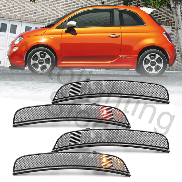 4PCS For Fiat 500 Sport 2012-2017 500e 2013-2019 Front ＆ Rear