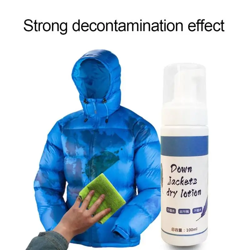 

Foam Stubborn Stains Remover Waterless Clothing Cleaner Clothing Fabric Cleaning Tool Down Jacket Cleaner Cleaning Agent