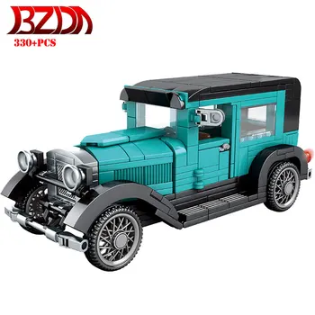 

BZDA Famous Technic Car 1930 Building Blocks Speed champion Pull Back Mode Model Blocks Child Toys Gift Boy Birthday Gift