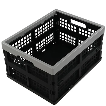 

16-Liter Folding Crates Storage, Collapsible Container Plastic, Set of 1