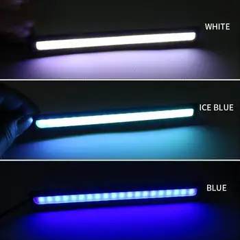 

12V white light LED COB Automatic DRL Daytime Travel Lights Fog Lamps Waterproof