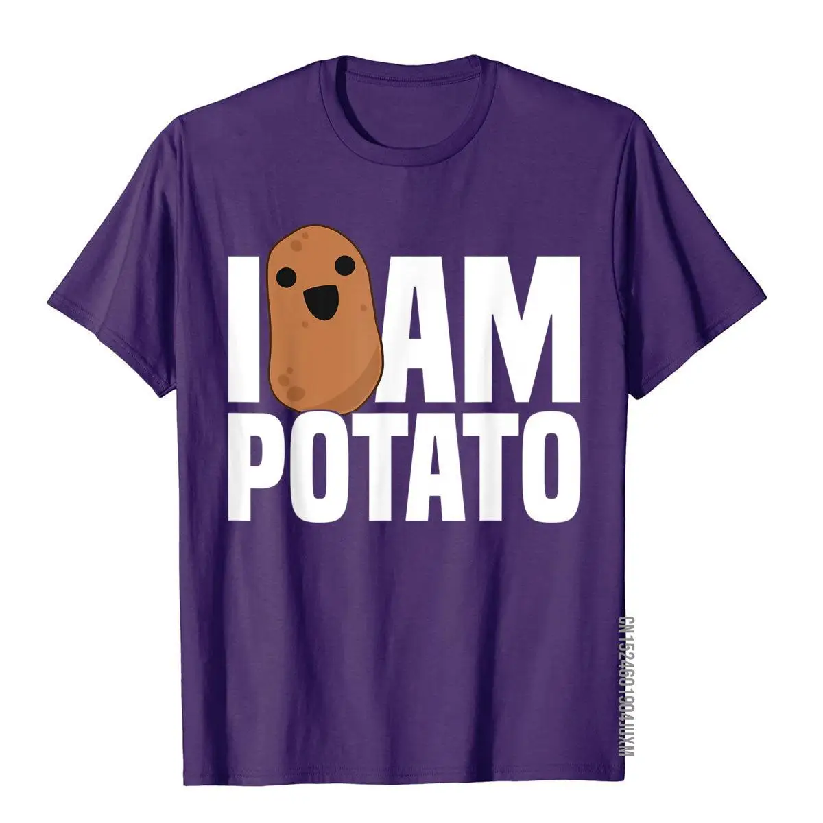 I Am Potato - Funny Potato Shirt Food Humor Vegetable Gift T-Shirt__97A1206purple