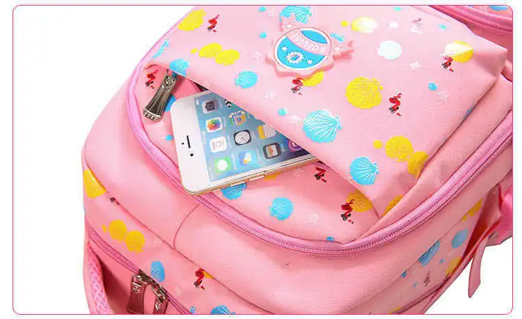 Школьные рюкзаки для подростков Mochila школьная сумка для ноутбука 1-6 лет милая девушка корейский стиль классический панельный Оксфорд молния