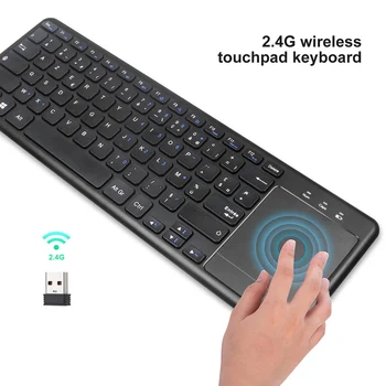 

Wireless Keyboard with Touchpad French Version for H96 Android TV Box French Bluetooth Keyboard for Tablet Desktop Computer