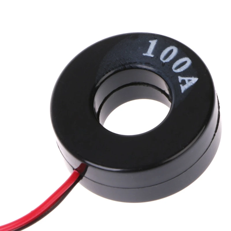 AC220V 22mm Digital Ammeter 0-100A Current Monitor Meter Signal Lamp Amperemeter dial gauge