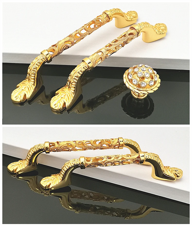 173金色镂空镶钻拉手=详情2