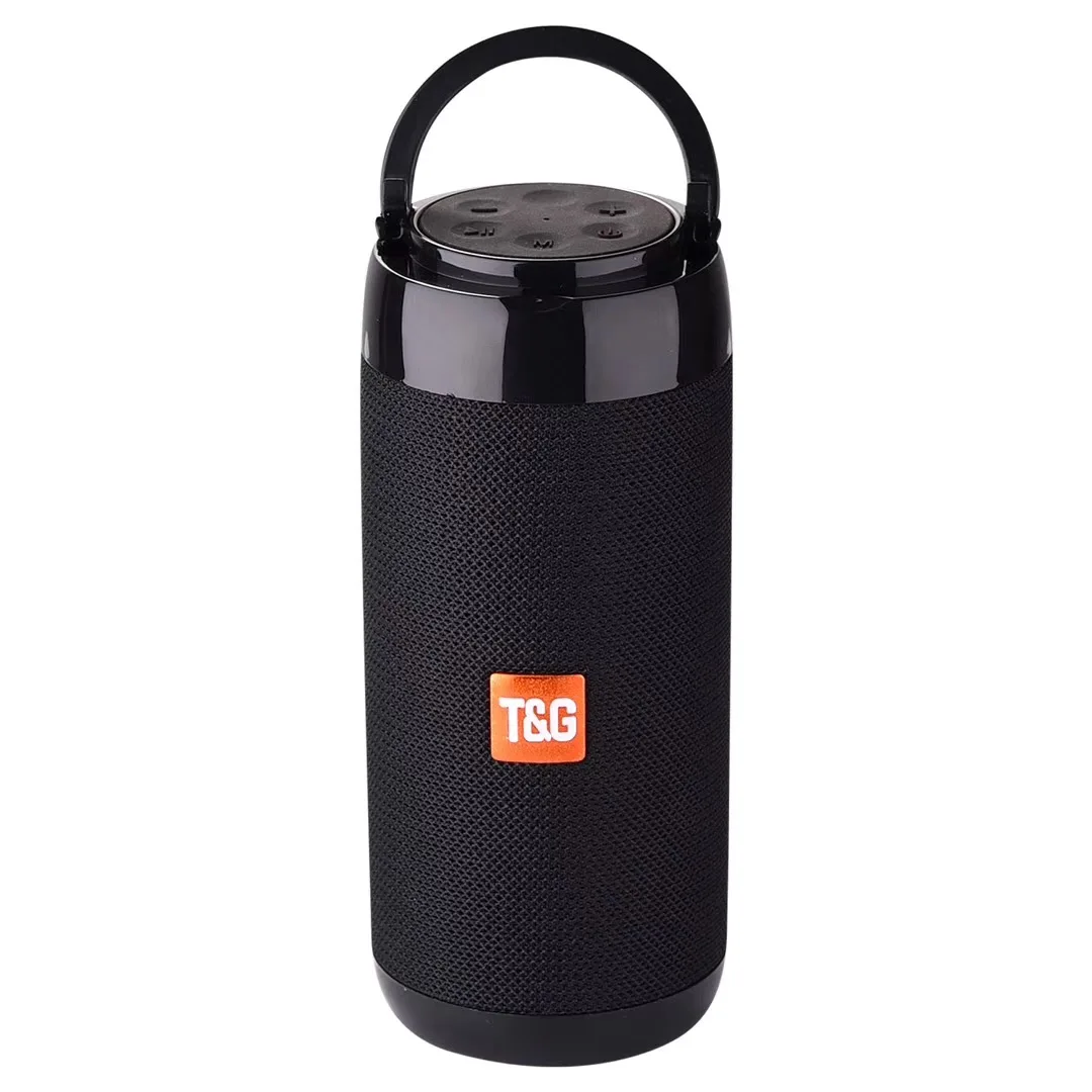 Black TG113C Колонка портативный Bluetooth мини-динамик с fm-радио водонепроницаемый сабвуфер беспроводной Loundpeakers и держатель телефона - Color: Black