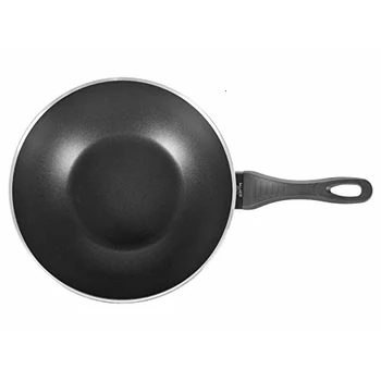 

Ballarini 509043 130 Wok 1 Manico, Antiaderente, Fondo ad Induzione, cm 30, Alluminio