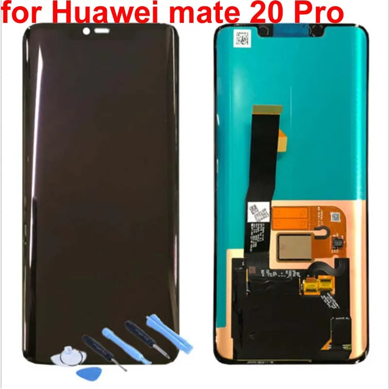 Оригинальный ЖК дисплей Super Amoled для Huawei Mate 20 Pro сенсорный экран с дигитайзером в